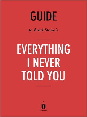 cover image of Guide to Celeste Ng's Everything I Never Told You by Instaread